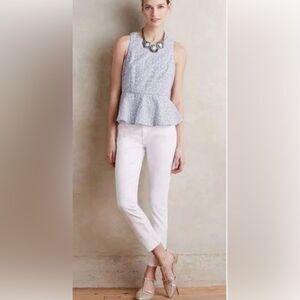 HD in Paris Eyelet Peplum Top